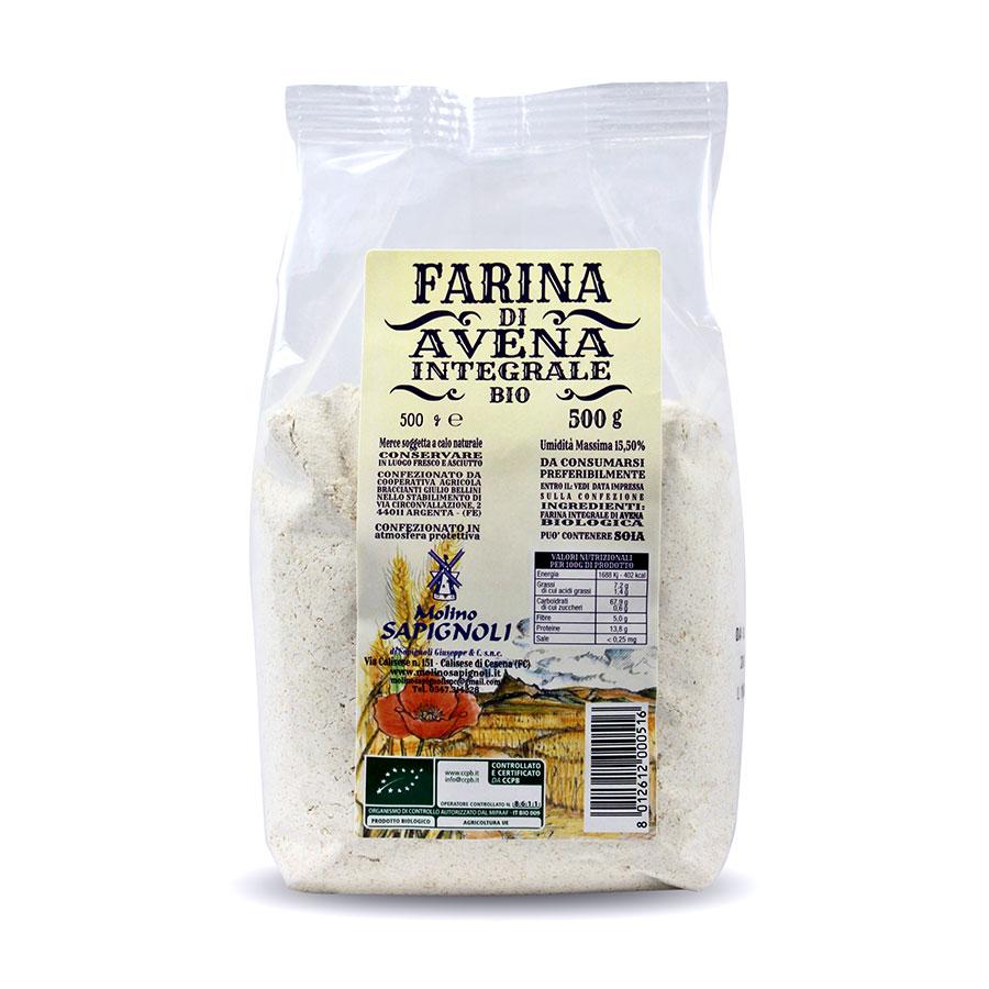 Farina di Avena Integrale Bio Molino Sapignoli