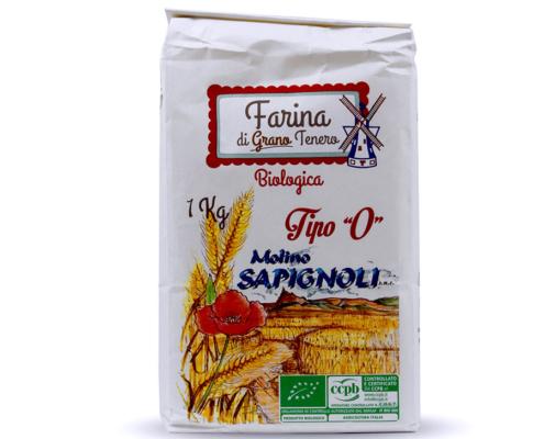 Farina di Grano tenero tipo 0 Bio Molino Sapignoli