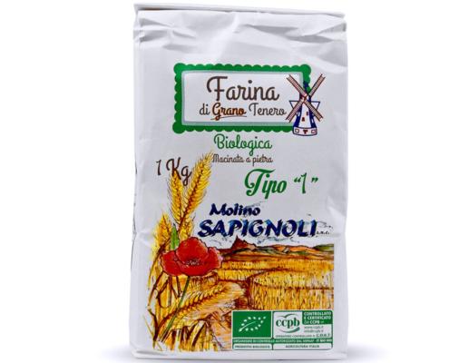 Type 1 Organic Soft Wheat Flour Stone ground Molino Sapignoli